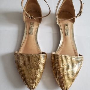 Gold Mesh Flats